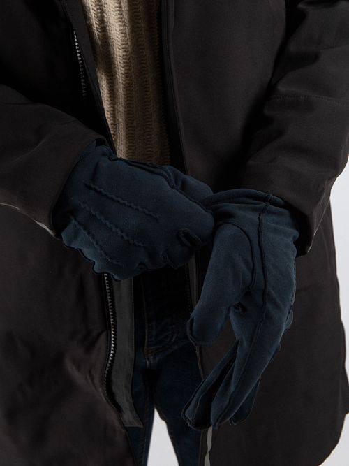 Suitable Gants Suede Marine Model / Detail