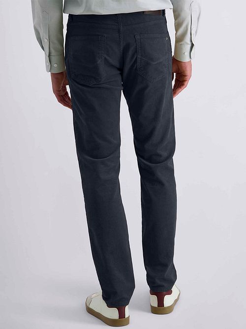Pierre Cardin Pantalon Lyon Corduroy Marine Model / Achterkant