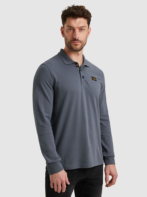PME Legend American Classic Polo Longsleeve Vintage Indigo
