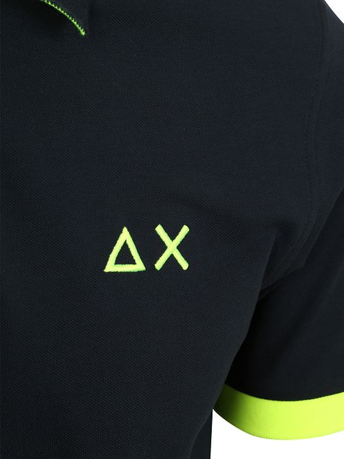Sun68 Polo Big Logo Fluo Marine Product / Detail