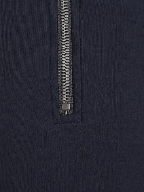 Suitable Scuba Pull Demi-Zip Marine