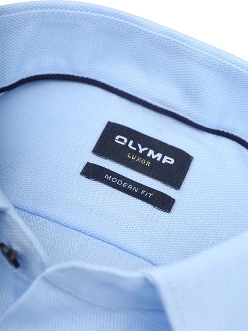 OLYMP Luxor Camicia Struttura Light Blue Product / Detail