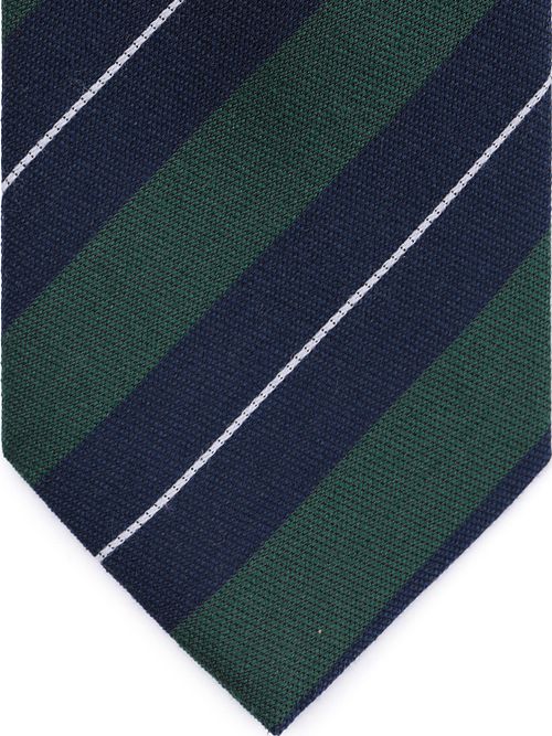 Suitable Triple Stripe Cravatta Dark Green Product / Detail