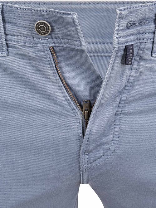 Pantaloni Pierre Cardin Lyon Bering Sea modern fit in twill blu Product / Detail