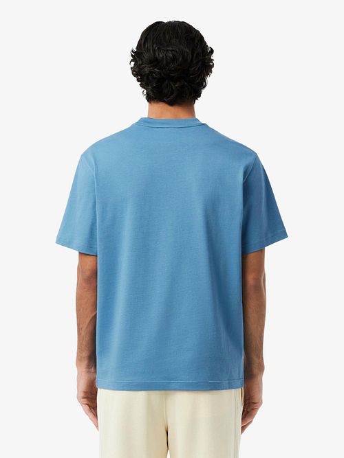Lacoste T-Shirt Blue Model / Achterkant