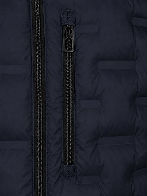 CASAMODA Bodywarmer Hybrid Puffer Navy