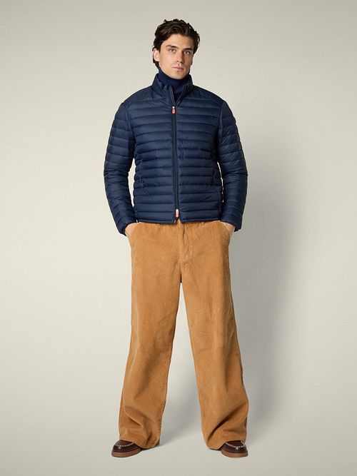 Save The Duck Jacket Alex Navy Model / Voorkant