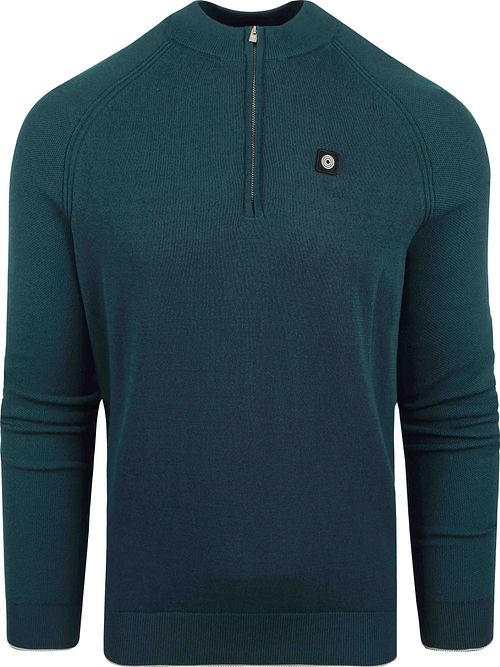 Blue Industry Half Zip Pullover Dunkelgrün Product