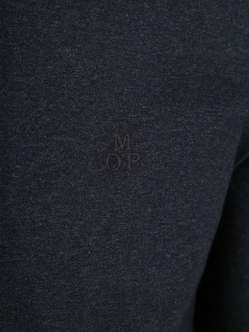 Marc O'Polo Longsleeve Half-Zip Polo Shirt Navy