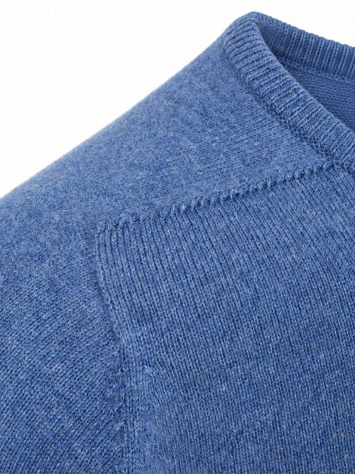 William Lockie Lambswool Jeans Blue