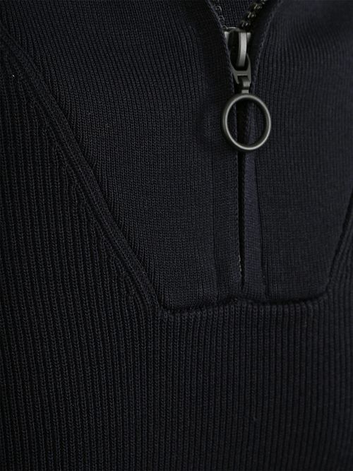 Suitable Half Zip Pullover Tias Cooldry Knit Navy Product / Detail