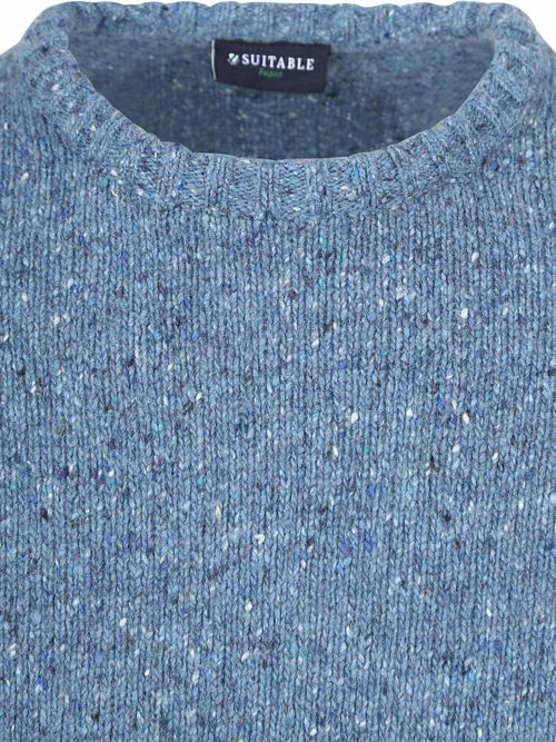 Suitable Pullover Donnegal Tweed Eco Wool Blue Product / Detail