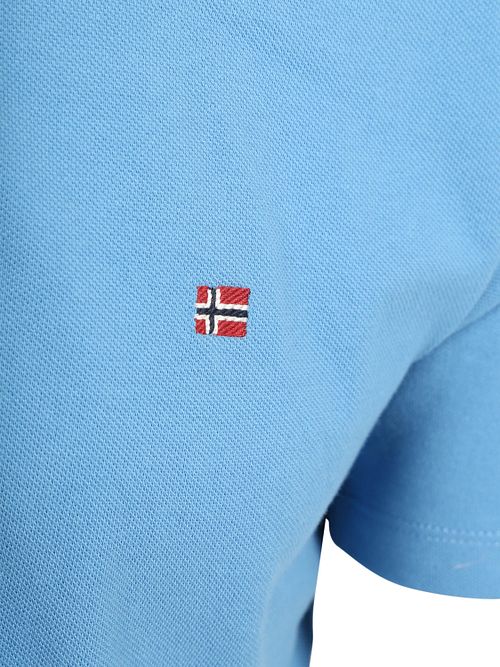 Napapijri Ealis Polo Shirt Mid Blue