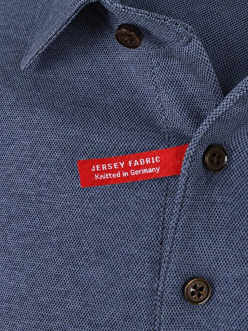 Desoto Longsleeve Polo Shirt Essential Blue