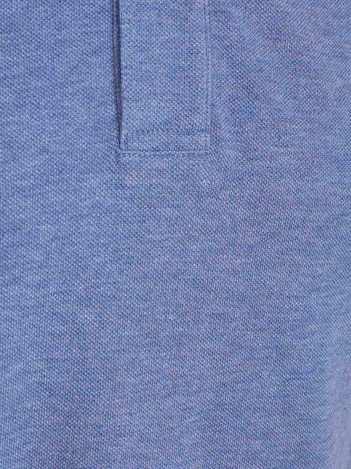 Profuomo Piqué Polo Shirt Melange Blue Product / Detail