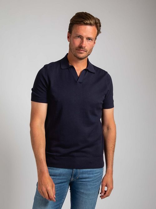 Suitable Polo Shirt Riva Compact Navy Model / Voorkant