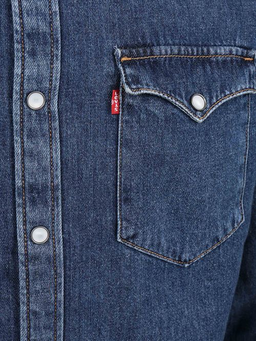 Levi's Barstow Western Shirt Indigo Blue