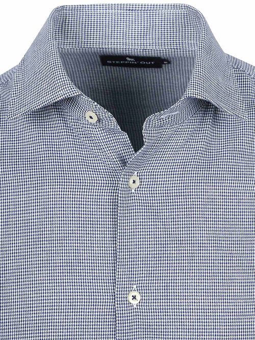 Steppin' Out Shirt Flanel Pepita Blue Product / Detail