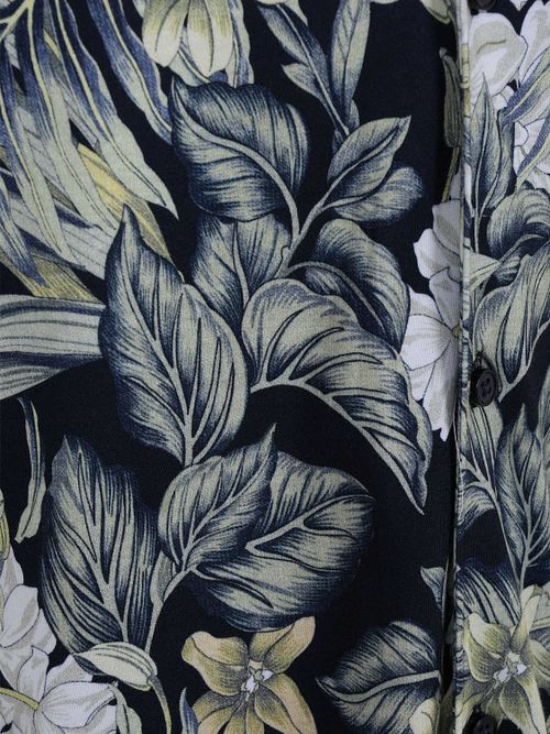 Desoto Short Sleeve Shirt Festival Navy Green Product / Detail