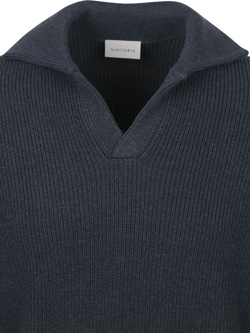 Suitable Pullover Riva Knit Navy Product / Detail