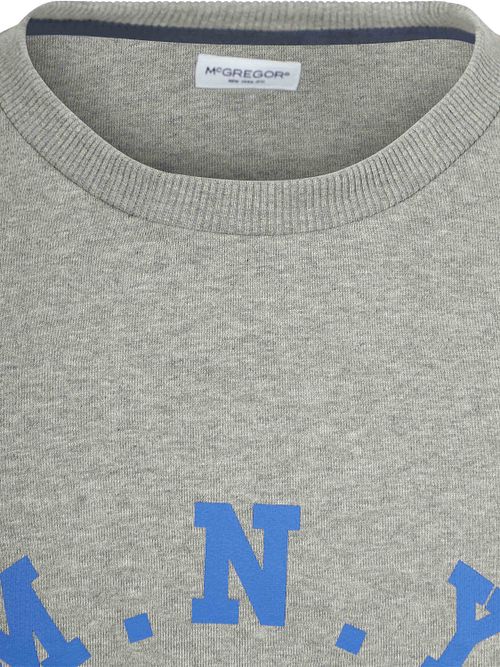 Bluza McGregor z nadrukiem w kolorze szarym Product / Detail
