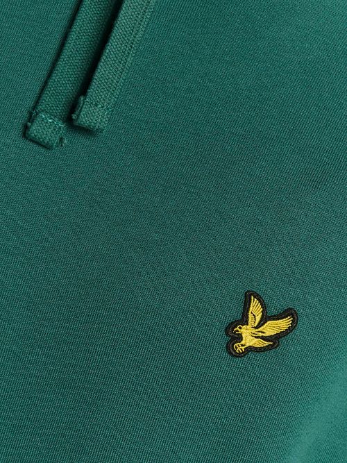 Bluza z kapturem Lyle and Scott Everglade w kolorze zielonym Model / Detail