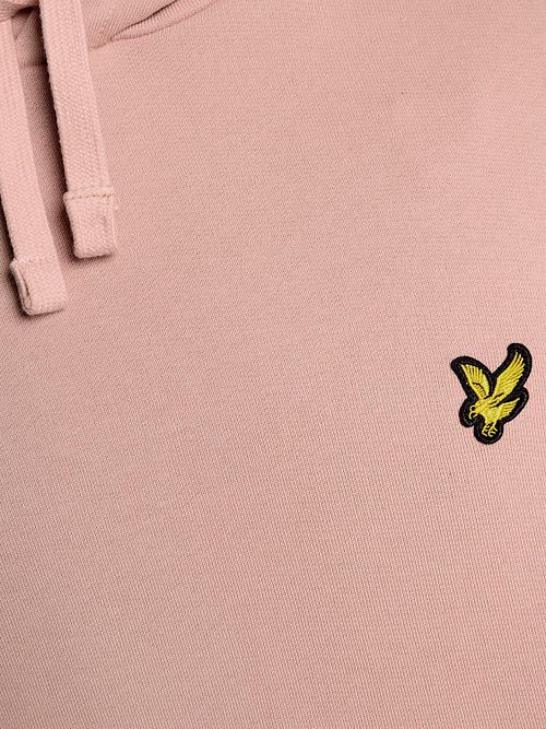 Bluza z kapturem Lyle and Scott w kolorze różowym Model / Detail