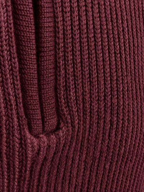 Suitable Bico Pull Demi-Zip Burgundy