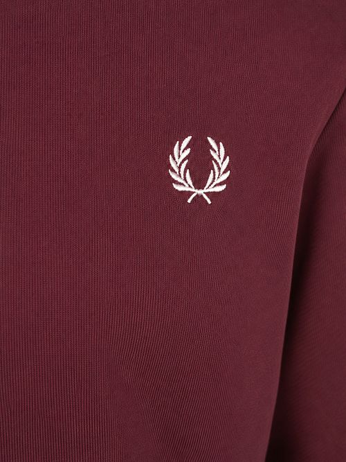 Fred Perry Half Zip Trui Bordeaux