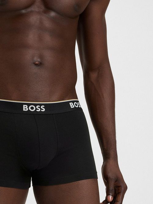 BOSS Bokserki Power – 3-pack, czarne 001 Model / Detail