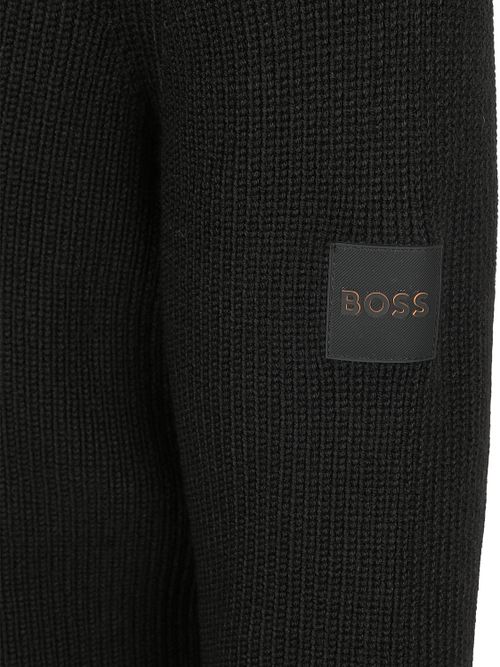 BOSS Kigloo Cardigan Wool Blend Black