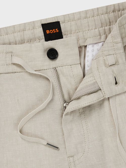 BOSS Chino Sanderson Linen Blend Ecru Product / Detail