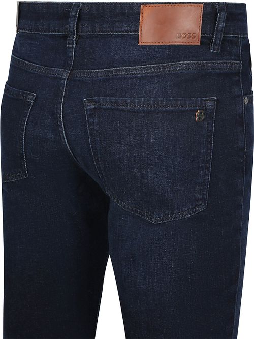 BOSS Jean Onyx Bleu Foncé Product / Achterkant