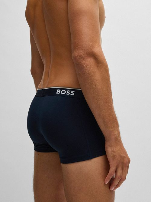 BOSS Korte Boxershorts Power 3-Pack Mørkeblå 480 Model / Detail