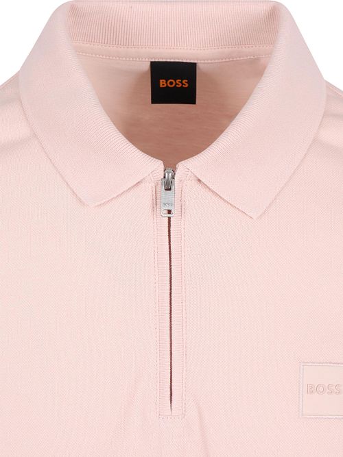 BOSS Passerzip Polo Half Zip Rosa Product / Detail
