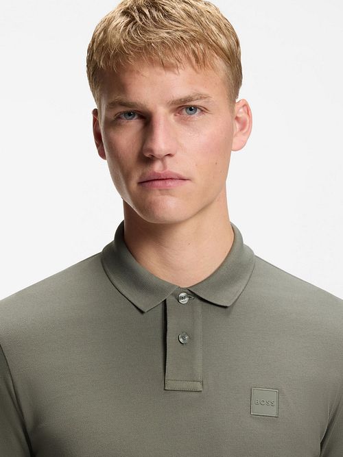 BOSS Passerby Polo Grün Model / Detail
