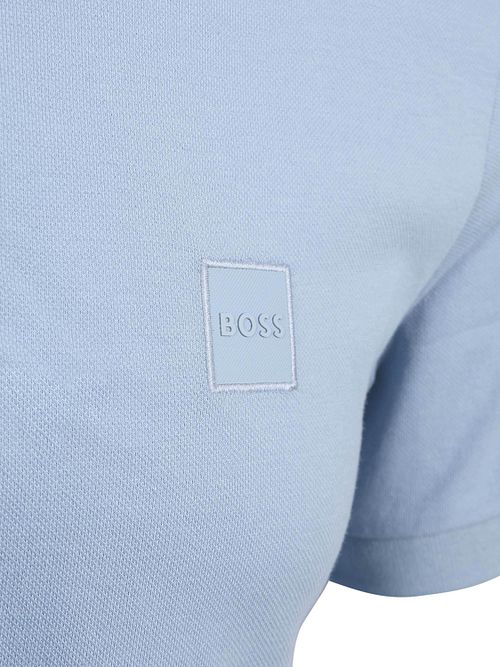 BOSS Polo Passerzip Half Zip Hellblau Product / Detail