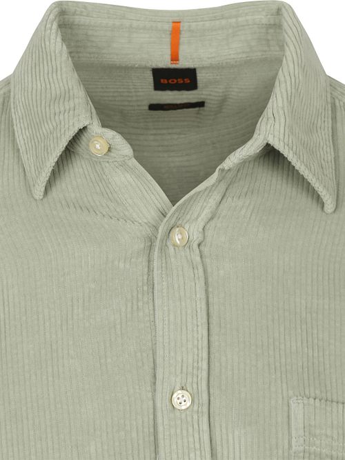 BOSS Regalement Chemise Côtelé Vert Product / Detail