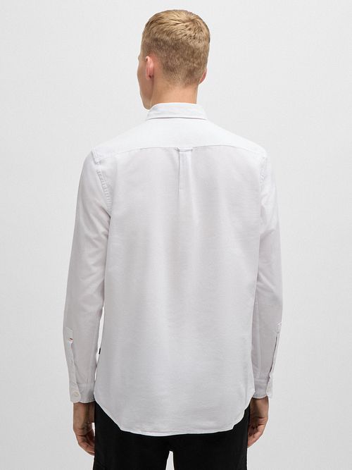 BOSS Rickert Skjorta Vit Model / Achterkant