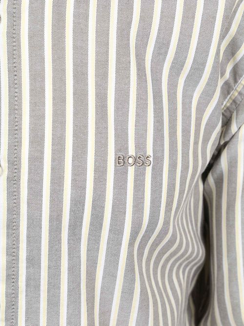 BOSS Ricoplus Camisa Rayas Grijs Product / Detail