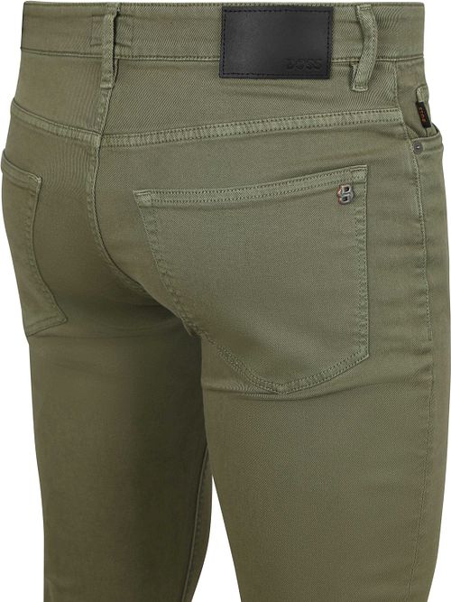 Jeansy BOSS Delaware w kolorze oliwkowym Product / Detail