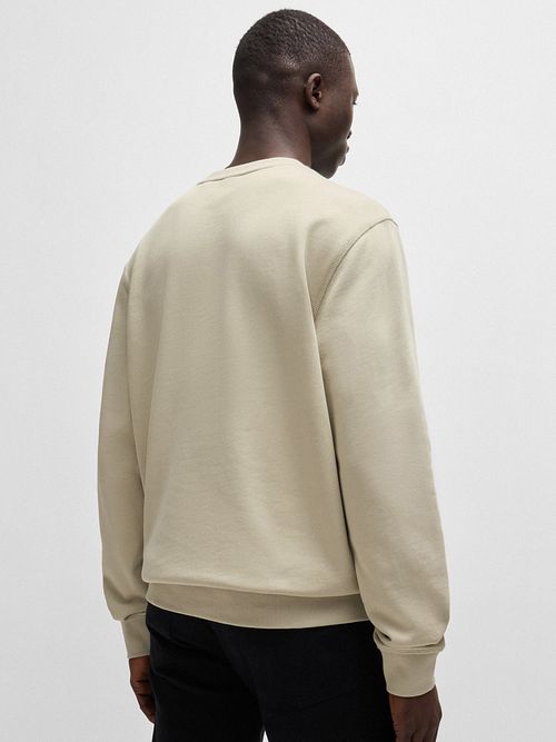 BOSS Sweater Westart Ecru Model / Achterkant