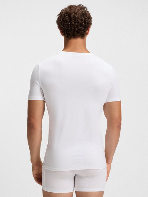 BOSS T-Shirt Modern 2-Pack Blanco Model / Achterkant