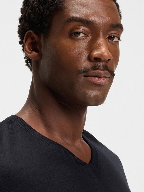 BOSS Pullover Melba Ul Er Står Blåt Model / Detail