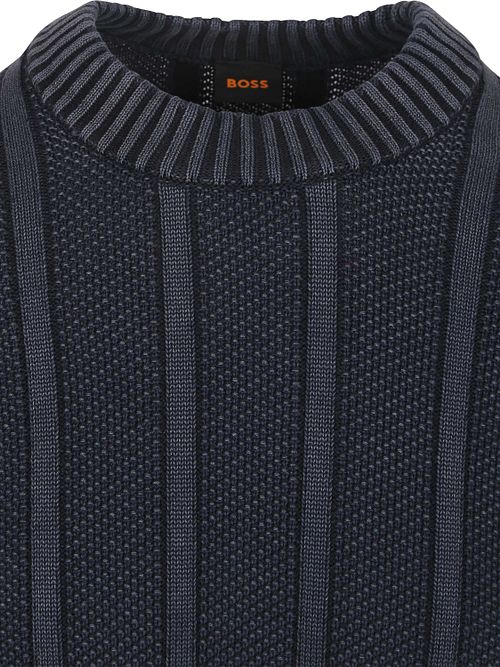 BOSS Trui Kaktus Navy Product / Detail