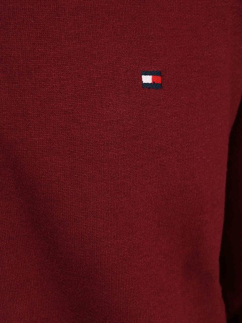 Tommy Hilfiger Sweat Half Zip Pullover Burgundy Product / Detail