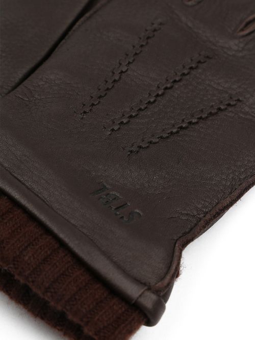 Suitable Handschuh Leder Braun