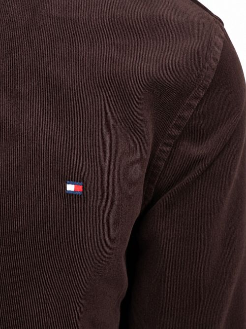 Tommy Hilfiger Corduroy Hemd Braun