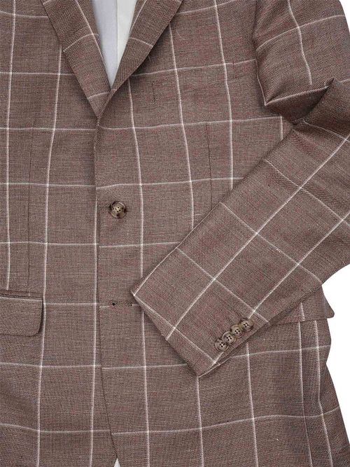 Steppin' Out Blazer Merinowolle Braun