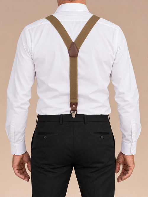 Suitable Luxe Szelki Beżowe Model / Achterkant